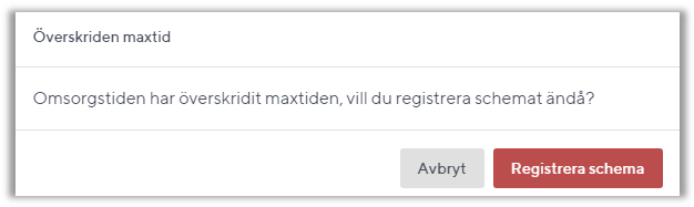 Kontrollfr&aring;ga vid &ouml;verskriden maxtid