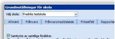 Checkbox f&ouml;r avisering om samtycke